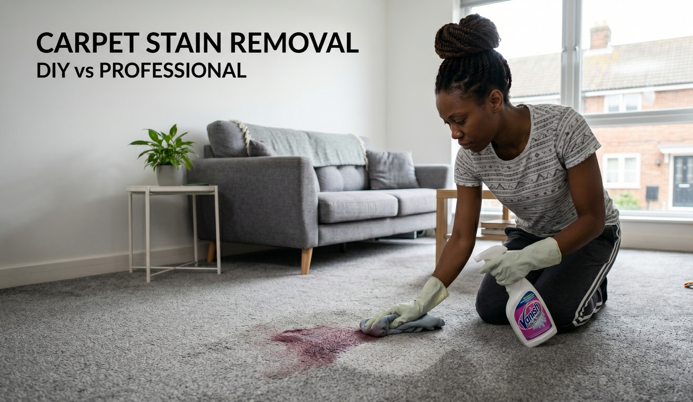 carpet stain removal process
